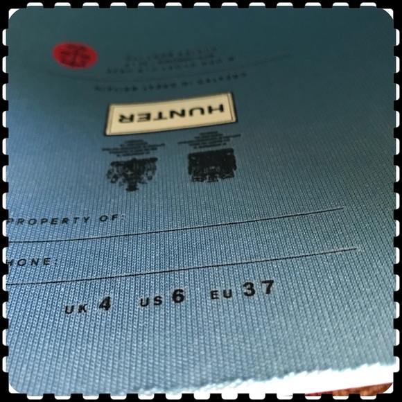 ❌SOLD❌Ombré blue Hunter short boots - Picture 6 of 6